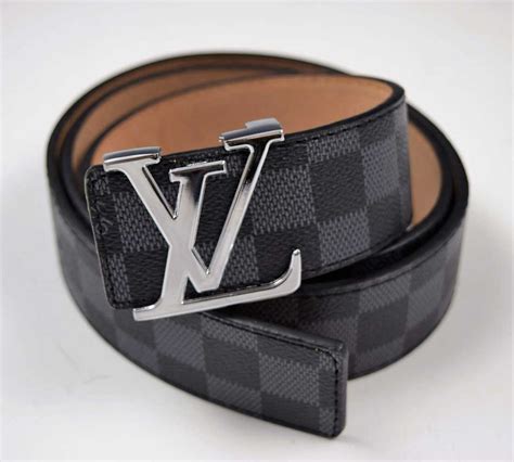 fake louis vuitton belt black and grey checkered|black louis vuitton eclipse belt.